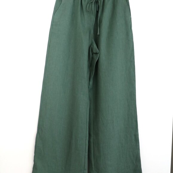 NWT  Straight Linen Blend Pants - Picture 5 of 7